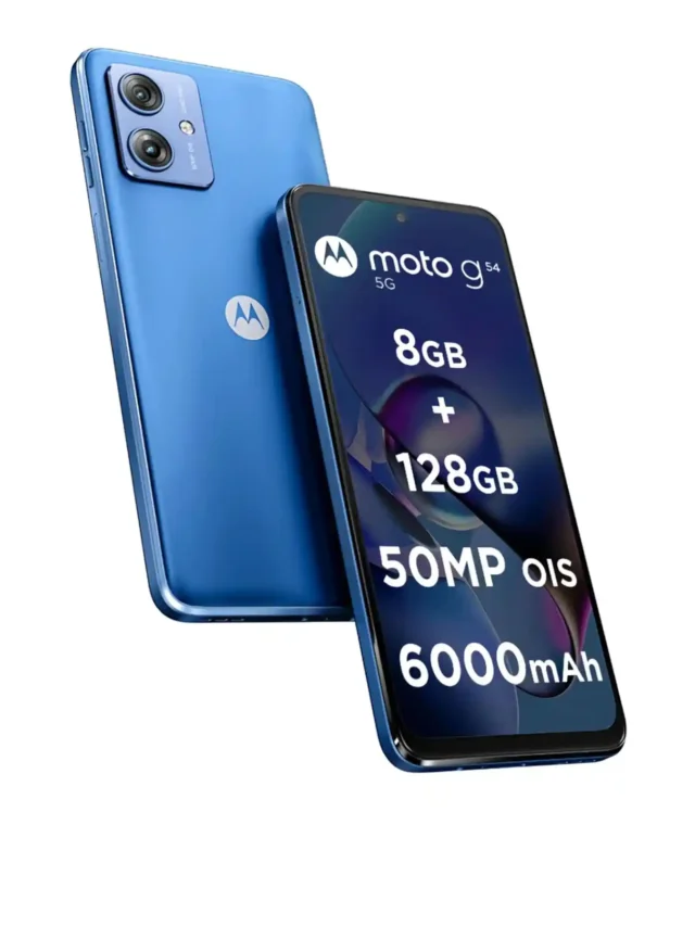 Motorola G54 5G (Pearl Blue Blue, 8GB RAM, 128GB Storage)