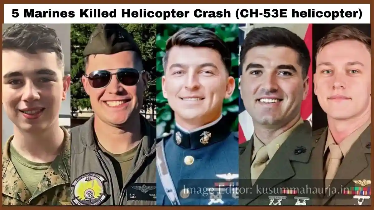 Marines Killed Helicopter Crash