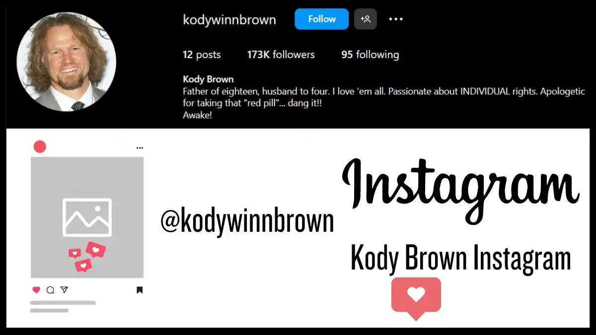 Kody Brown Instagram @kodywinnbrown